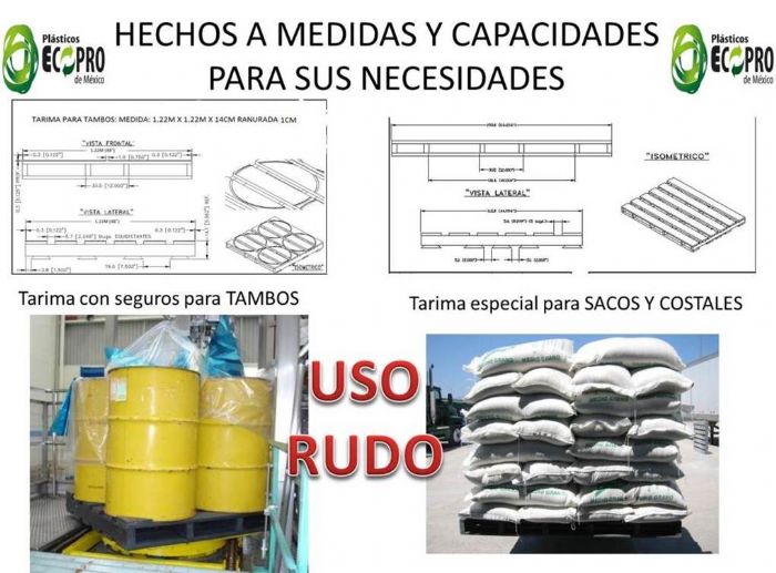 TARIMAS PARA COSTALES Y TAMBOS